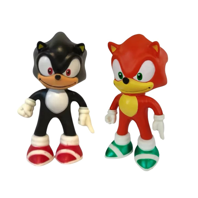 Kit 2 Boneco do Sonic Vermelho e Preto | Shopee Brasil