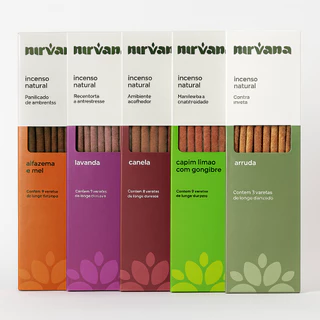 Incenso Original Nirvana Natural 9 Varetas - Diversos