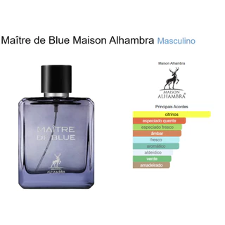 Perfume Árabe Maitre de Blue Maison Alhambra 2ml 5ml 10ml Masculino Envio Imediato