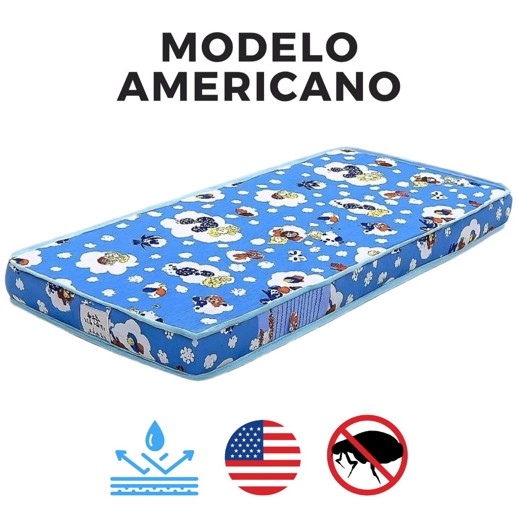 Colchão de Berço Americano 130x70 Ortobom Bebê Espuma Infantil Baby ...