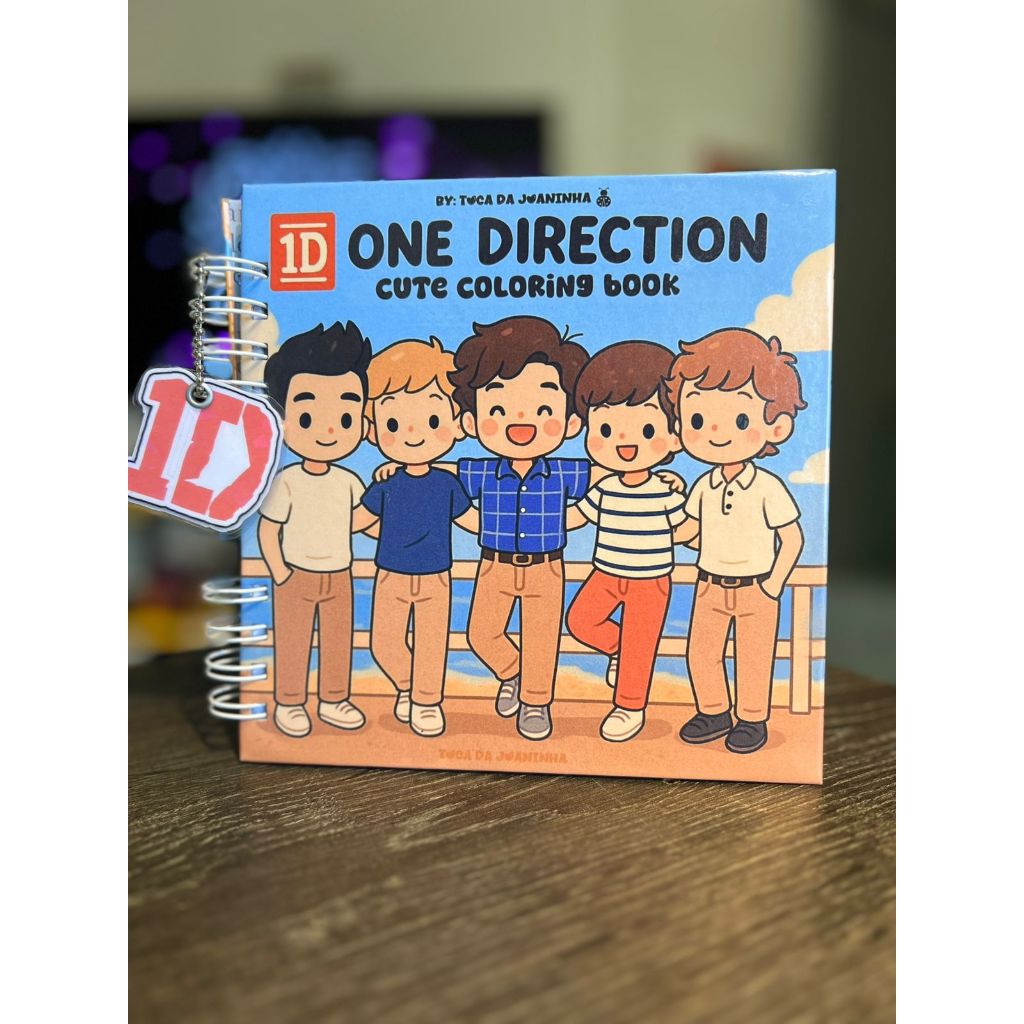 ONE DIRECTION - LIVRO DE COLORIR PERSONALIZADO | Shopee Brasil