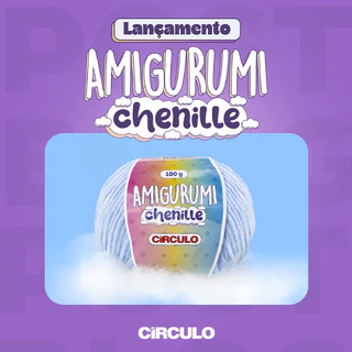 Amigurumi Chenille Circulo Fio Macio