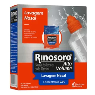 RINOSORO 9,0MG/ML DESCONGESTIONANTE SPRAY 30 SACHÊS + FRASCO APLICADOR em Oferta na Shopee