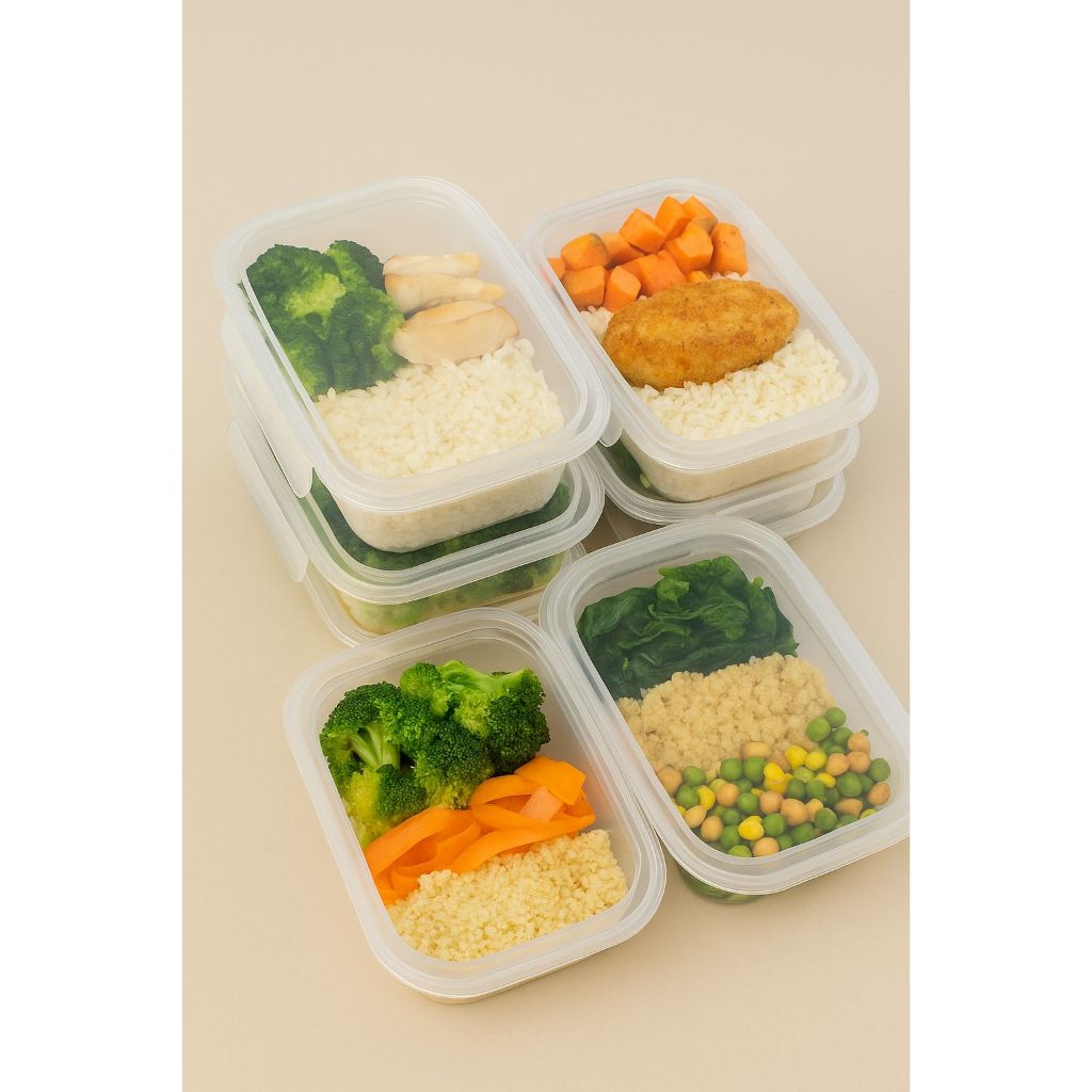 Kit Marmitas Fitness 500ml Para Freezer E Microondas Potes Plásticos ...