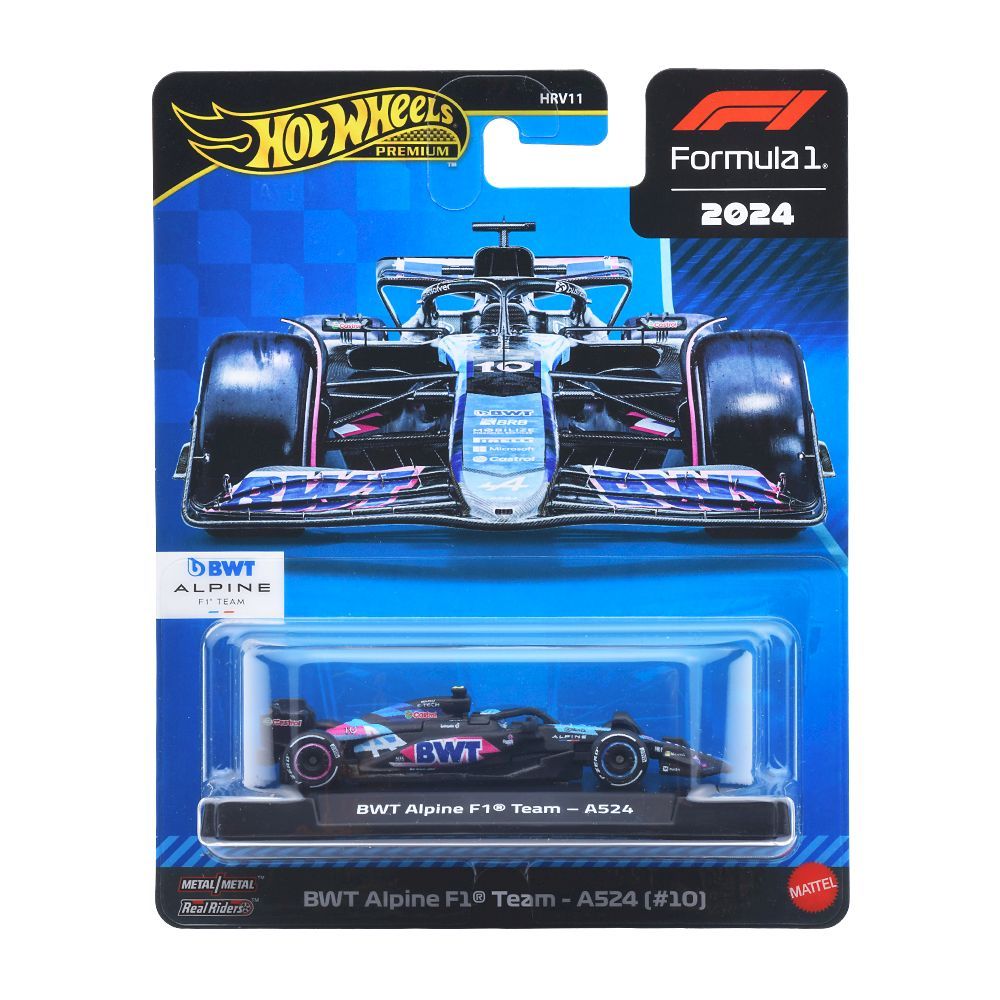 Miniatura em Metal Formula 1 F1 2024 - 1/64 - Hot Wheels Premium
