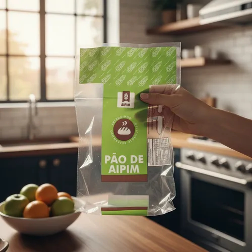 Saco Plástico para Pães 23x45cm com Sanfona Embalagem Transp