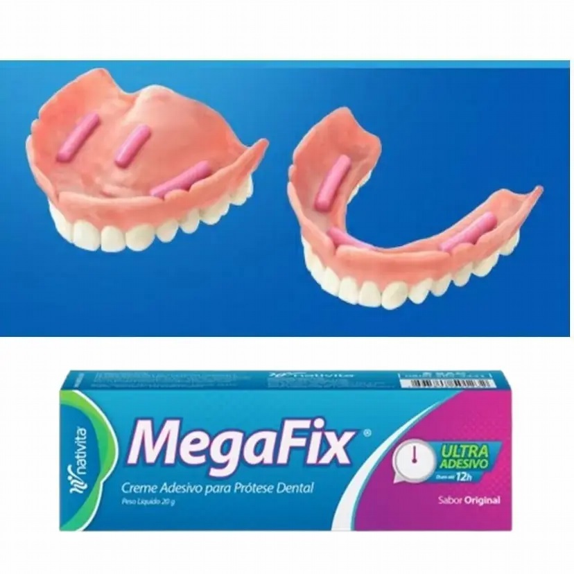 Fixador Dentadura Megafix 20g Similar Corega | Shopee Brasil