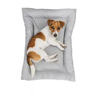 Cama Caminha Colchonete Suede Pet Luxo Lavável 3 Zíperes Impermeável Macia Tecido Veludoso