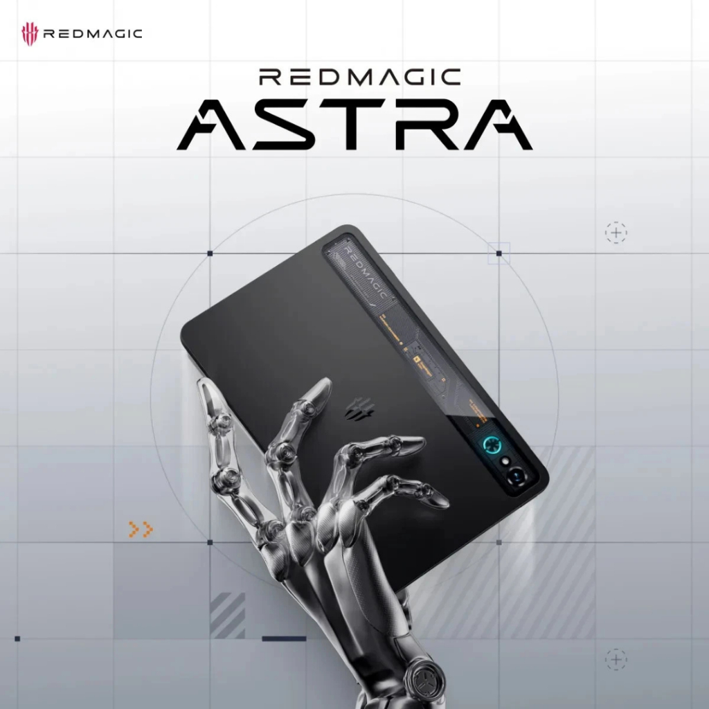 Tablet Redmagic Astra Gaming, Processador Snapdragon 8 Elite