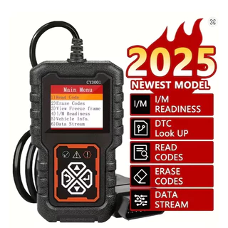 Scanner Automotivo Profissional Leitor OBD2 De Códigos Injeção Eletrônica CY3001 português