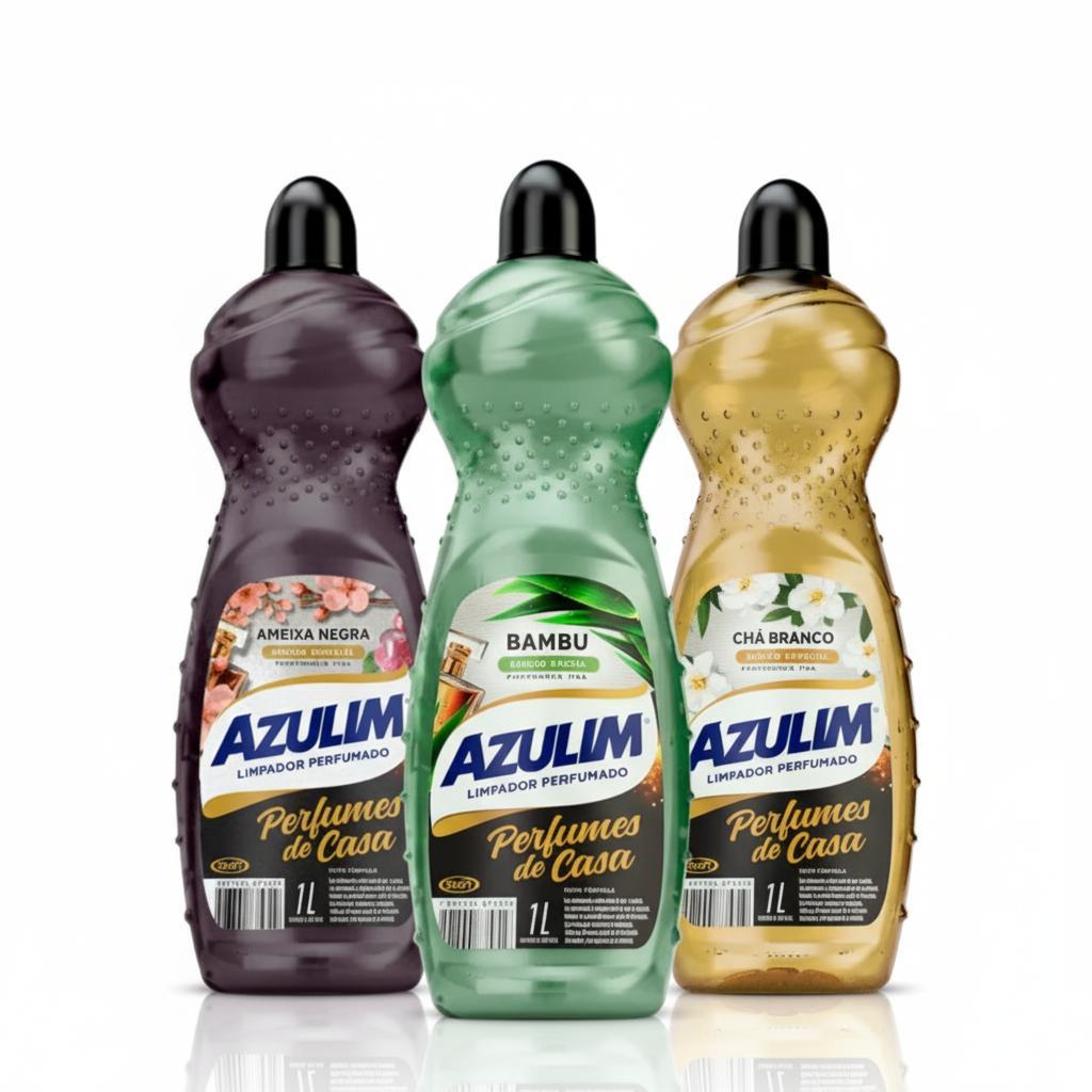 Kit Limpador Perfumado Azulim 1L | Shopee Brasil