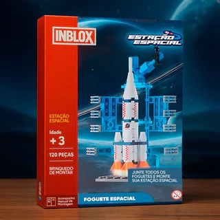 Estação Espacial Inblox Blocos de montar Espaço Conjunto 4 Modelos Brinquedo para Crianças