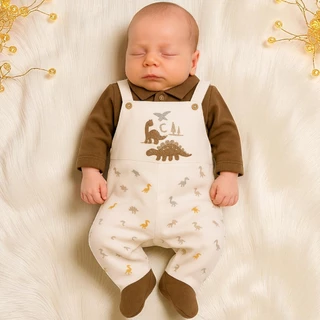 Saída Maternidade Menino Luxo 4 Peças com Macacão, Manta, Touca e 100% Algodão RN em Oferta na Shopee