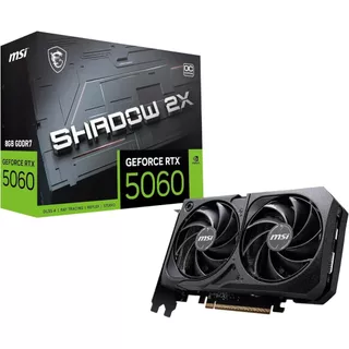 Placa de Video MSI RTX 5060 Shadow 2X OC, 8GB, HDMI/3X DP GDDR7-912-V537-038 Nvidia em Oferta na Shopee