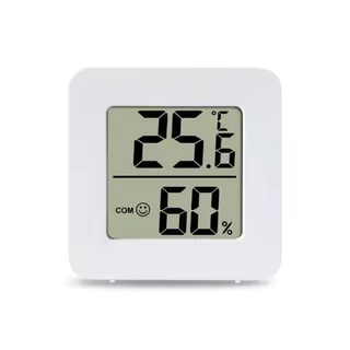 Mini Higrômetro Medidor Temperatura Humidade Bateria Grátis