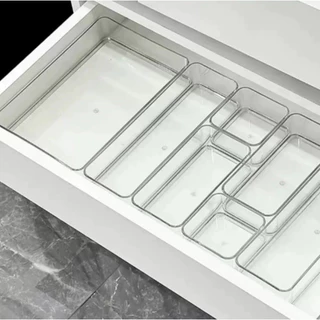Kit Organizadores Multiuso Gavetas Acrilico Geladeira Maquiagens