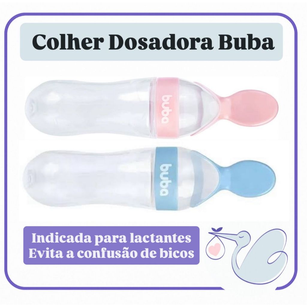 Colher Dosadora para Alimentação Amamentação em Silicone Antivazamento ...