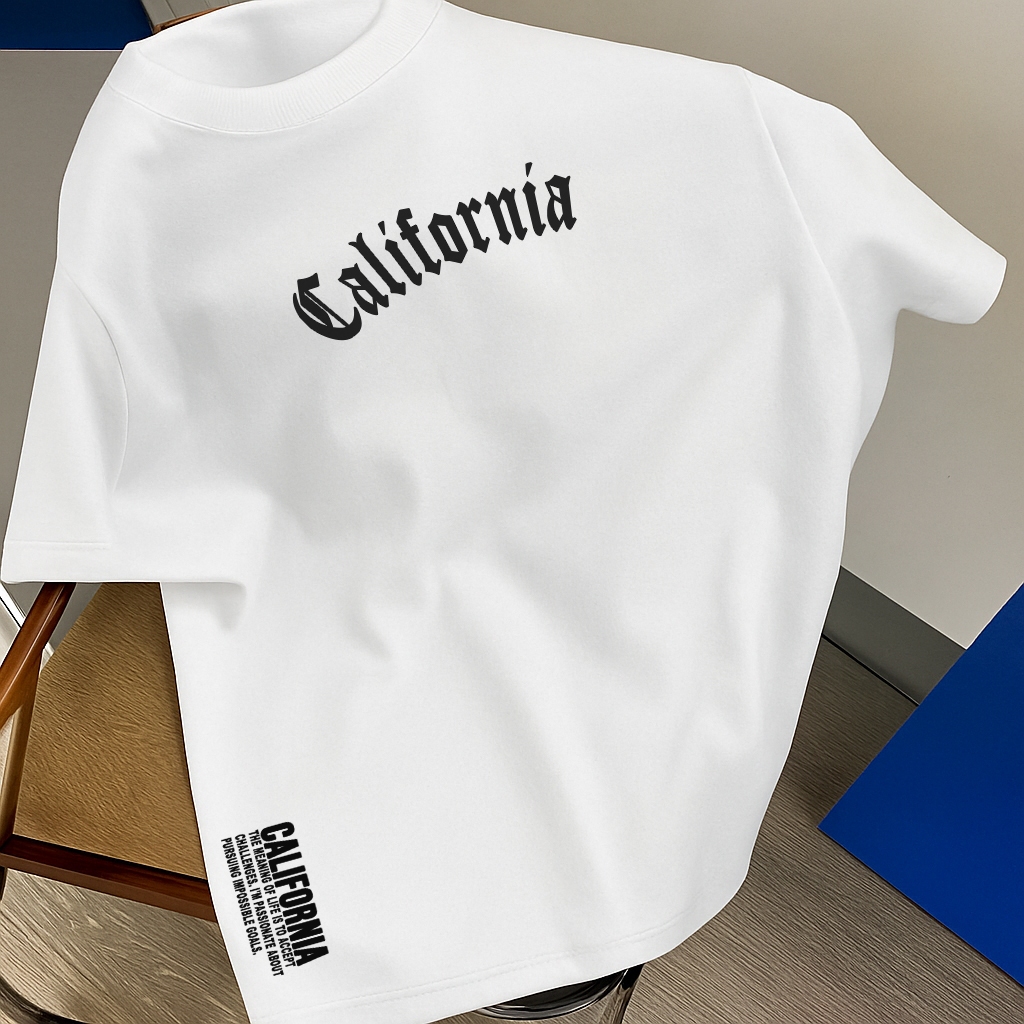 Kit 2 Camisetas Estampadas California Street Wear Masculina P ao G3 Algodão Confortável Exclusiva