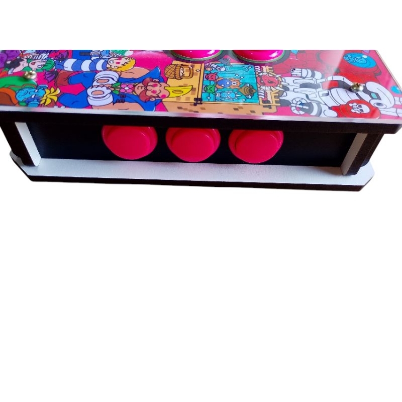 Controle Arcade Joystick + HITBOX/ CROSSUP/WASD para PC / PS4