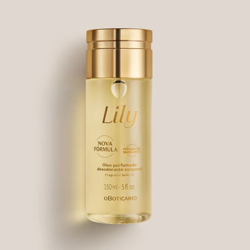 Óleo Perfumado Desodorante Corporal Lily 150ml em Oferta na Shopee