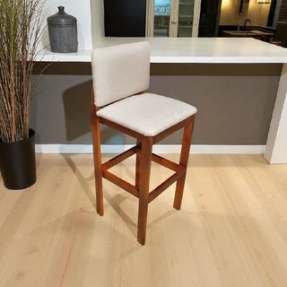Banquetas Origem kit com 2 unidades banqueta alta balcão bancada áreas gourmet assento e encosto estofado