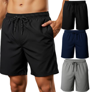 Kit 2 Bermuda Tactel / Elastano Masculina - Qualidade e Conforto Academia