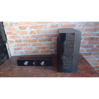 duas caixa de som home theater samsung ht c460 usado