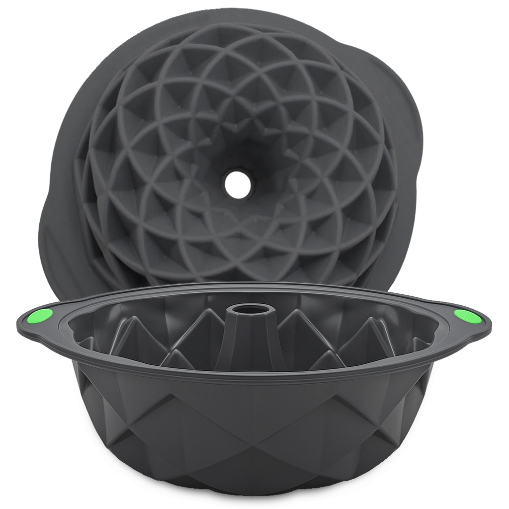 Forma Silicone Assadeira Redonda Molde Colmeia 3D Bolos Tort