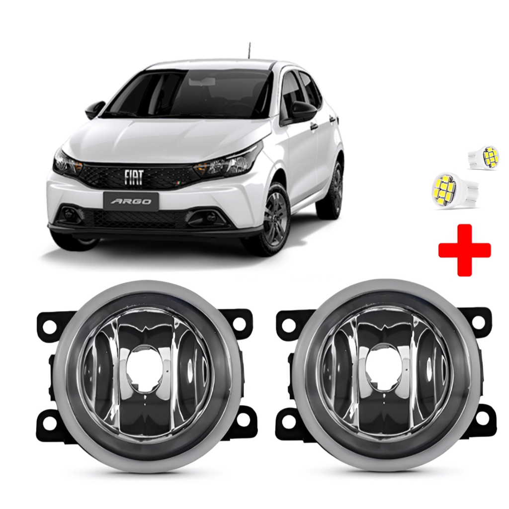 Par Farol De Milha Neblina Aux Lente Fiat Argo 2023 2024 2025 2026 ...
