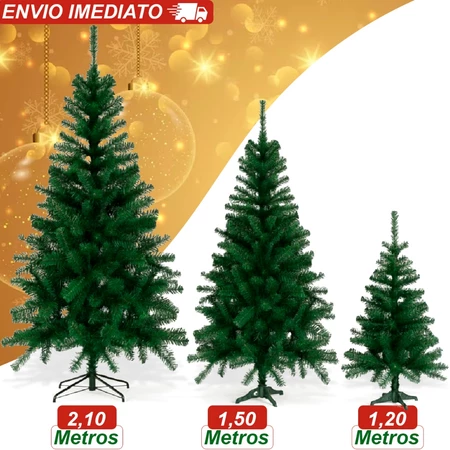 Árvore de natal pinheiro tradicional verde decoração natalina enfeite envio rapido