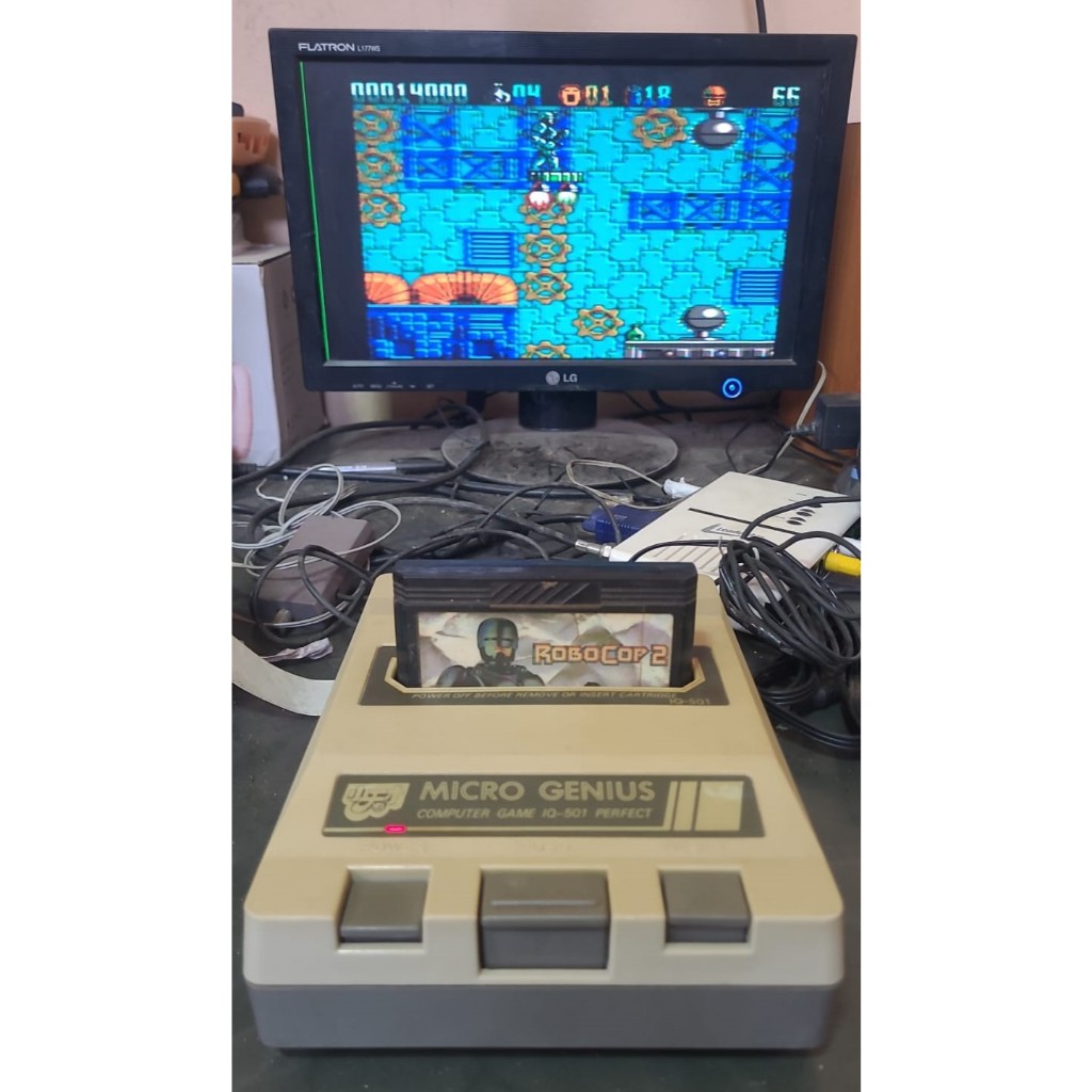 Microgenius IQ-501. Compatível com nes/nintendo 60 pinos. | Shopee Brasil