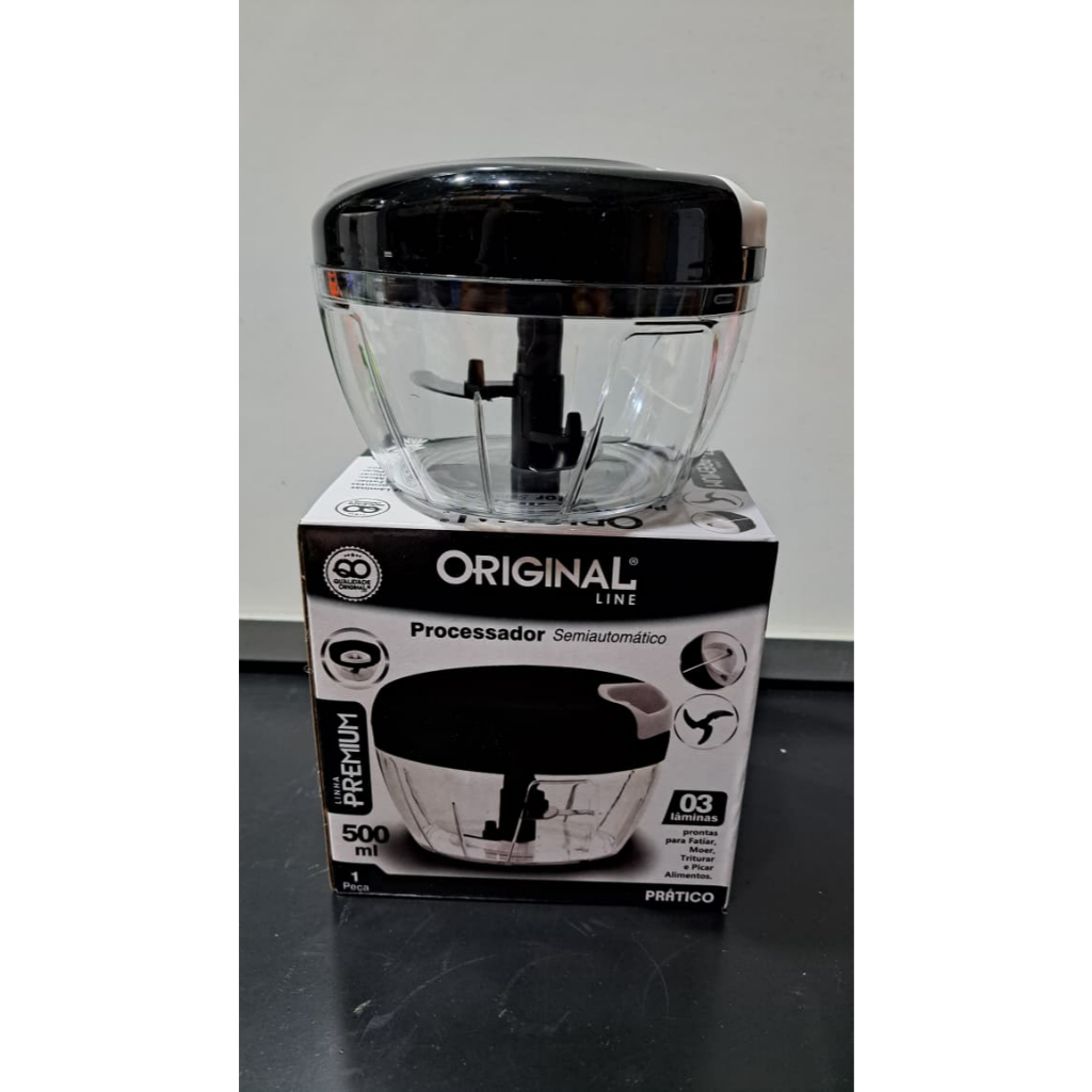 Processador Processadores 3 Laminas De Alimentos 500ml Manua