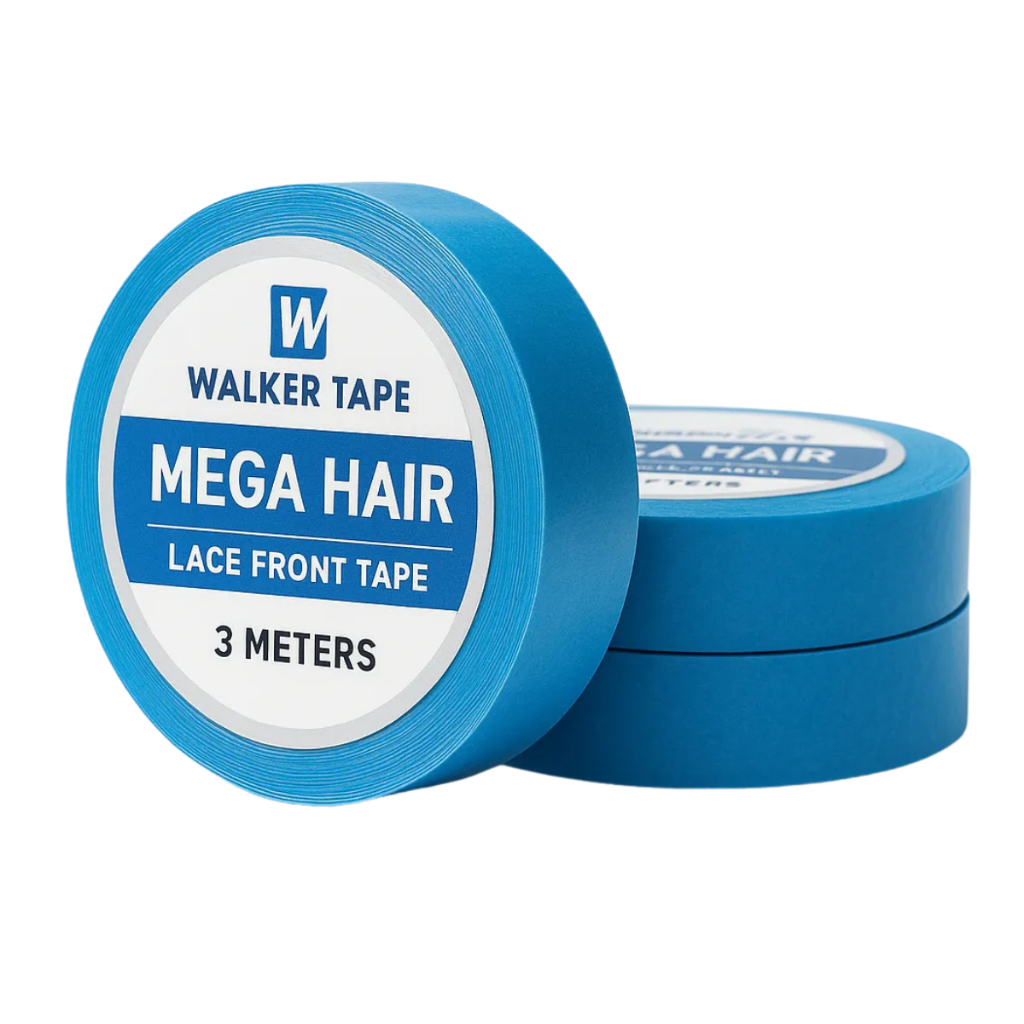 Fita Azul Dupla Face Para Colar Mega Hair e Lace Front | Shopee Brasil