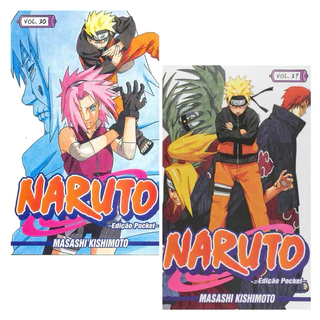 Kit 2 Mangás Naruto Pocket Volume 30 e 31