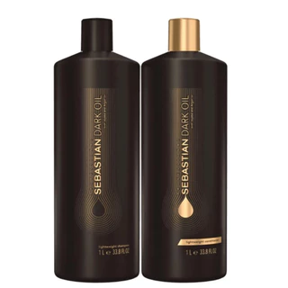 KIT SEBASTIAN DARK OIL SHAMPOO 1 LITRO + CONDICIONADOR 1 LITRO ORIGINAL PROMOÇÃO