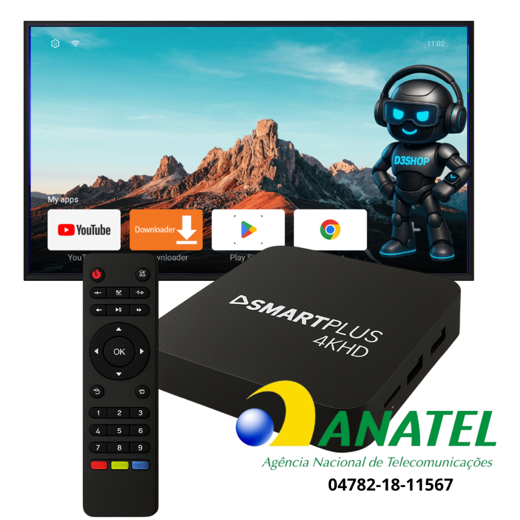 TV BOX SMART PRO 4K UHD-HOMOLOGADO ANATEL 04782-18-11567 | Shopee Brasil
