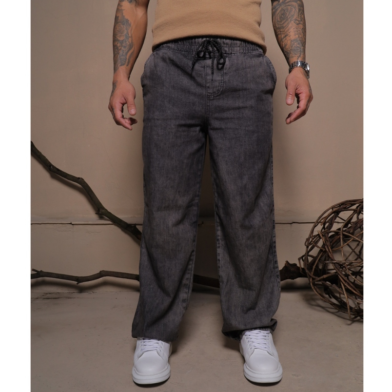 Calça Balão Masculina Jeans Baggy Estonada Larga Streetwear Sk8 ...