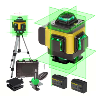 Nível Laser Recarregável 16 Linhas Verde Profissional 3d Autonivelante Com Controle 360 4d em Oferta na Shopee