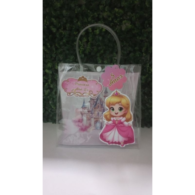 adesivos personalizados para sacolinha PVC transparente 16x15x7 ...