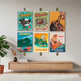 Placa Decorativa Parede Vintage Retro Carros Antigos | Parede Sala Bar Área Gourmet Retrô