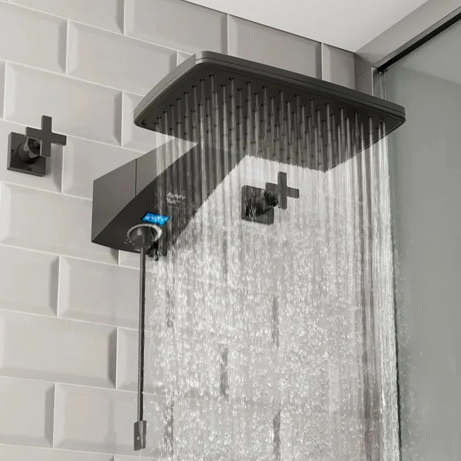 Chuveiro Digital Hydra Polo Plus 5500W 127V Black