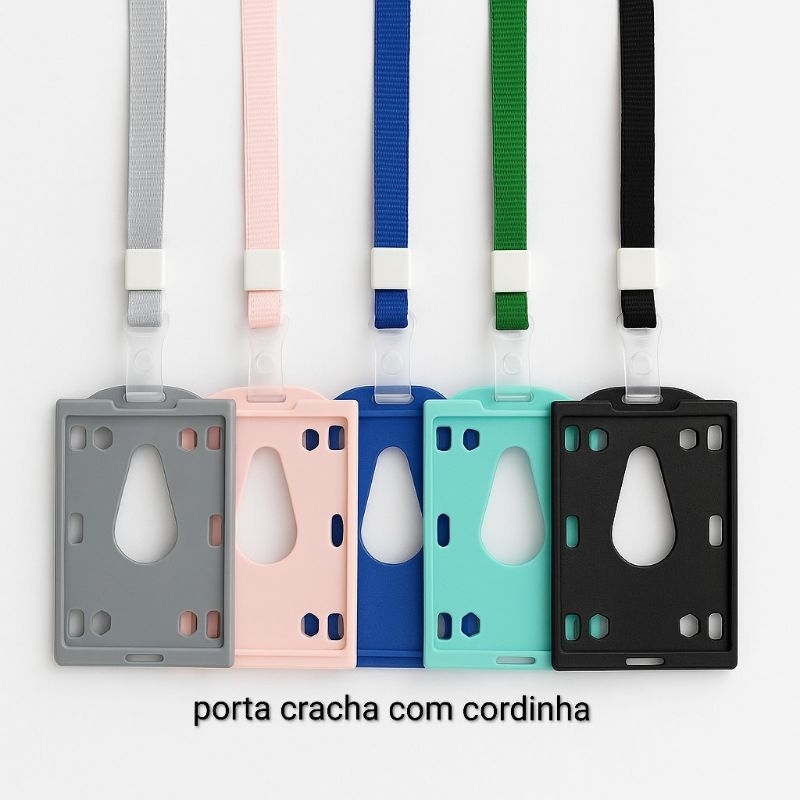 Porta Crachá Capinha de Cartão Rio Card com Cordinha | Shopee Brasil