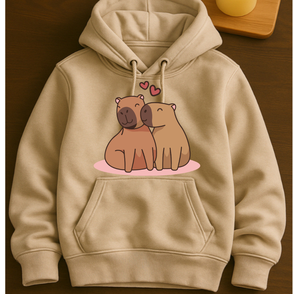 Agasalho Moletom Infantil Capivara Estampado Flanelado Com Capuz | Shopee Brasil