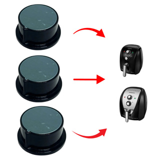 3 Botões Liga Desliga Inox Airfryer Mondial Afn-50-bi