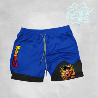 Bermuda De Compressão 2 Em 1 Dry Fit Com Elastano Drabllz, Ideal Para Treinos, Academia