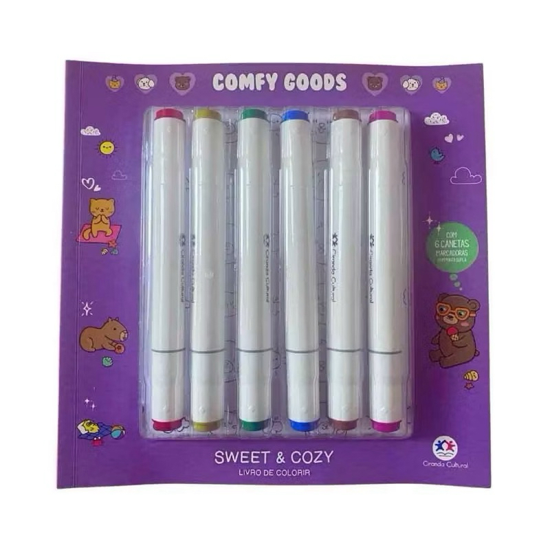 CADERNO BOB GOOD COM 6 CANETAS | Shopee Brasil