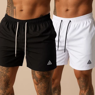 Bermuda Masculina Academia Treino Esporte Tactel Short Masculino