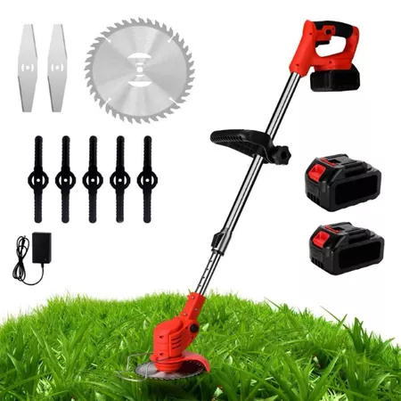 Roçadeira Elétrica Aparador Cortador De Grama 1800w Bateria de Lítio 48V_XHL ELETRONICO