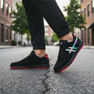 Tenis Casual Unissex Original Skatista Nyc Shoes Refletivo