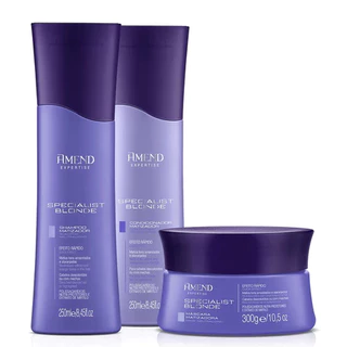 AMEND KIT EXPERTISE SPECIALIST BLONDE - 3 PRODUTOS em Oferta na Shopee